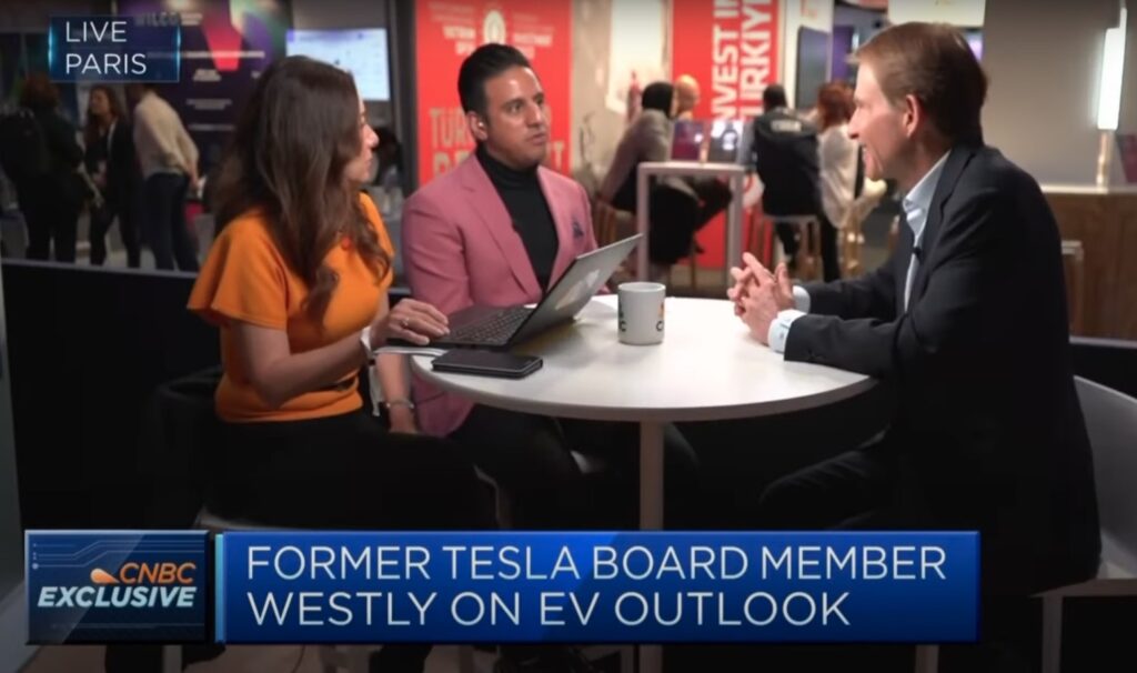 Steve Westly on EV Outlook and Tesla (CNBC)